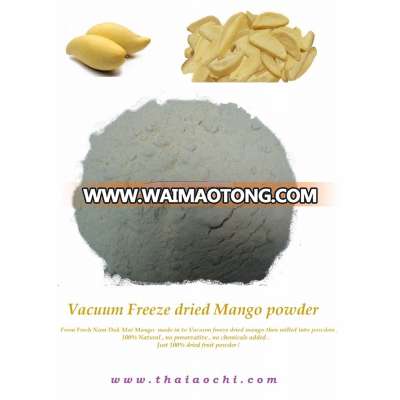 Freeze Dry Mango Fruit powder Bulk packs from Thailand certified HACCP, ISO 22000 , GMP, HALAL and KOSHER