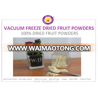 Dried Fruit : Thai Ao Chi's HALAL, GMP, HACCP , KOSHER and ISO 22000 Certified Freeze Dried Jackfruit Powder : 100% dried fruit