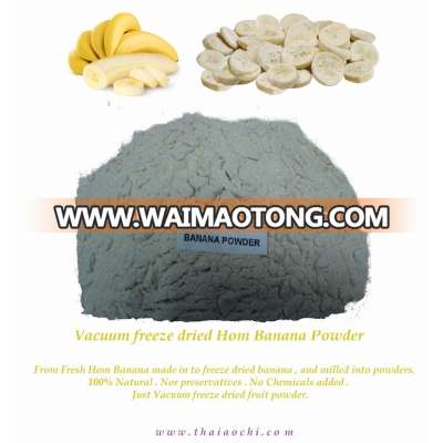 Thai Dried fruit powders : High Quality VFD " HOM " Banana powder from Thailand