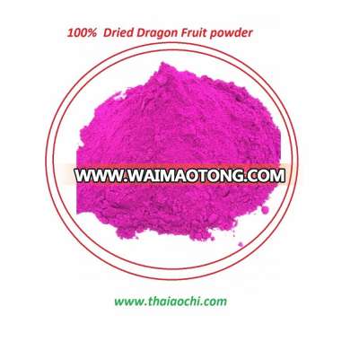 Dried Fruit Export to US : Dried Red Dragon fruit powder from Thailand ( Thai Ao Chi Fruits )